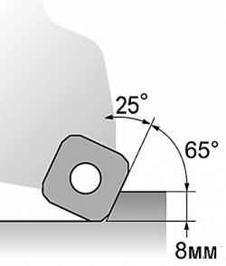  Размер индексируемой пластины DNX-серии и характеристики режущей кромки